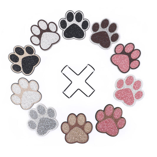 DIY Paw Prints - DiamantunderläGg